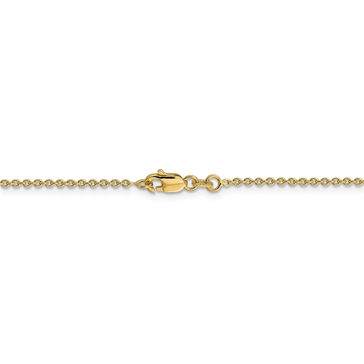 14k 1.4mm Solid Polished Cable Chain-2