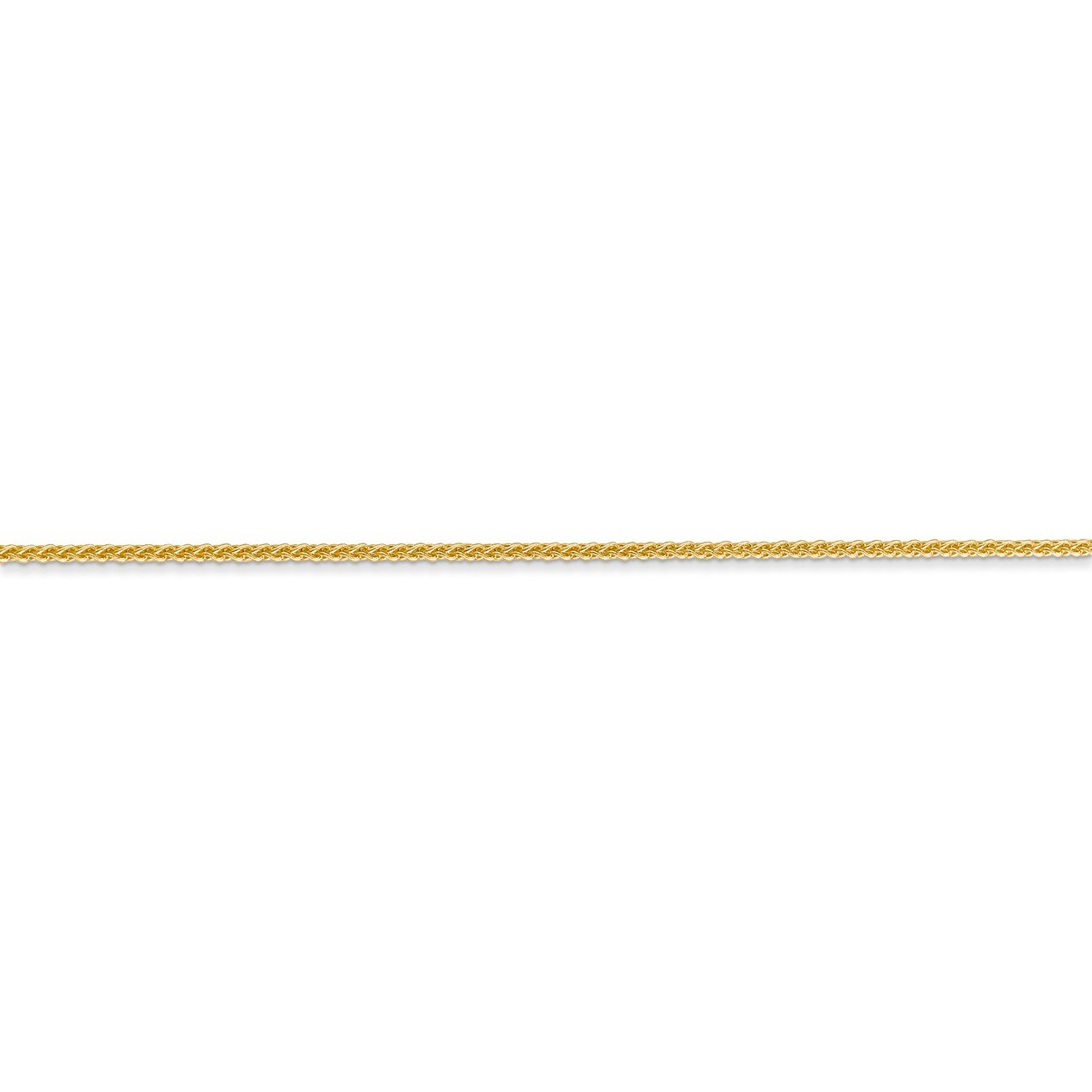 14k 1mm Solid Polished Spiga Chain-1