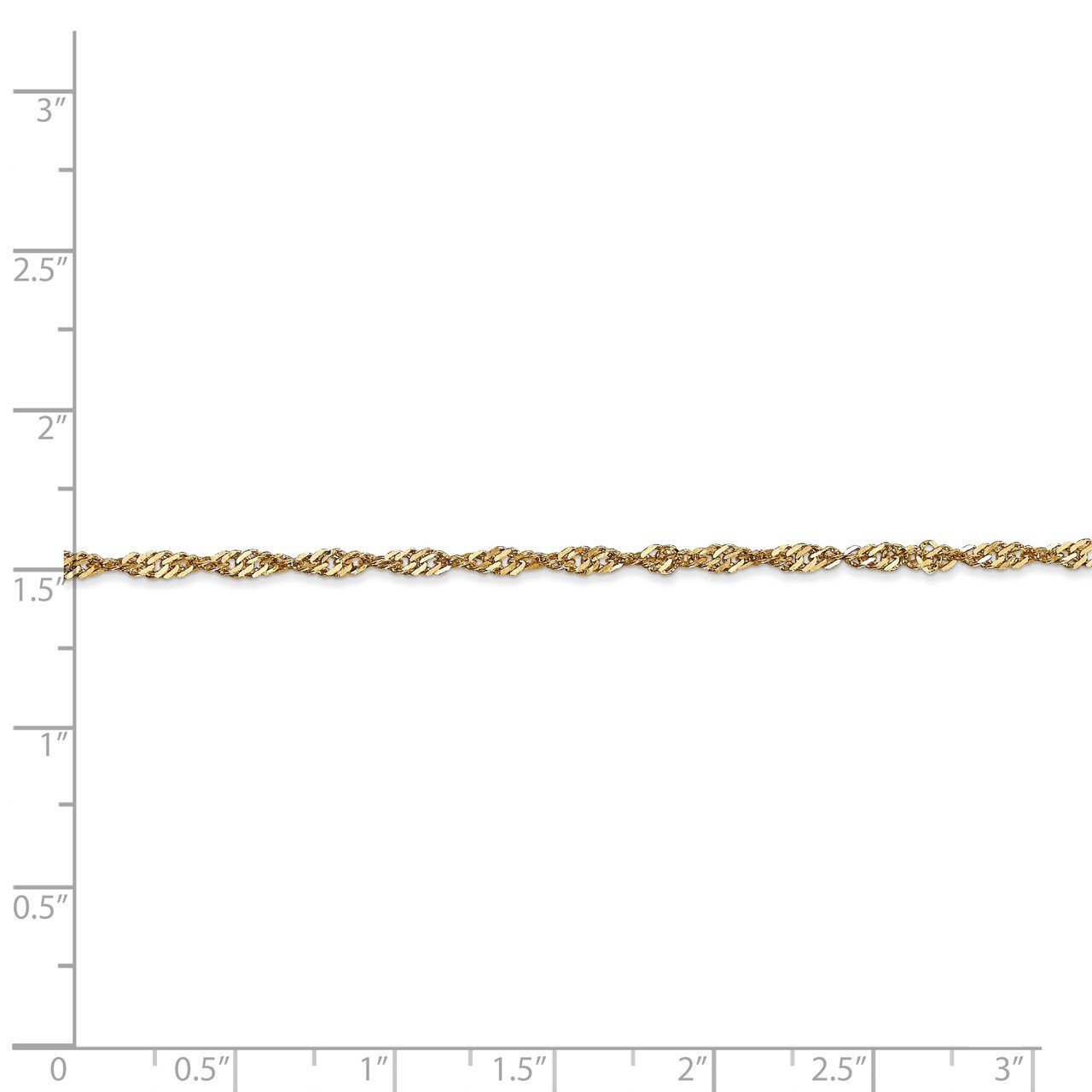 14k 2mm Singapore Chain-3