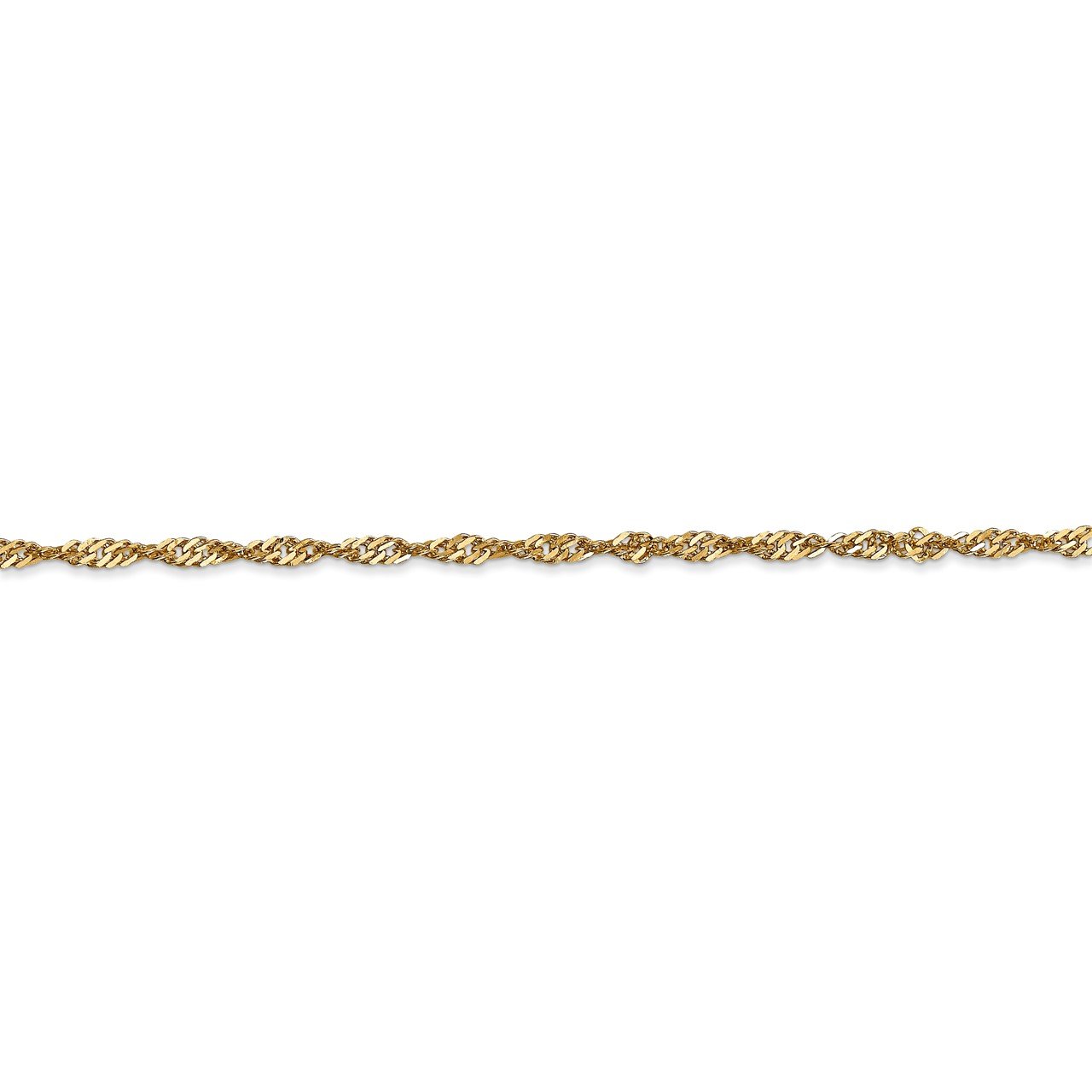 Leslie's 14K 1.9mm Singapore Chain-1
