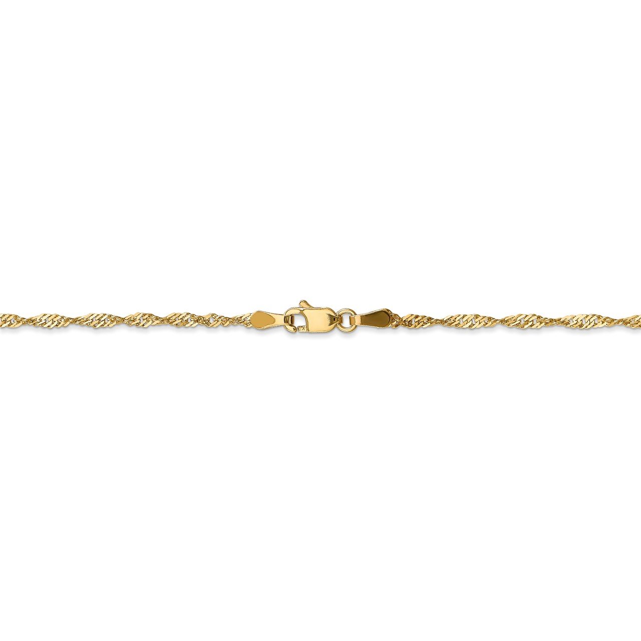 Leslie's 1.6mm 14K Singapore Chain-2