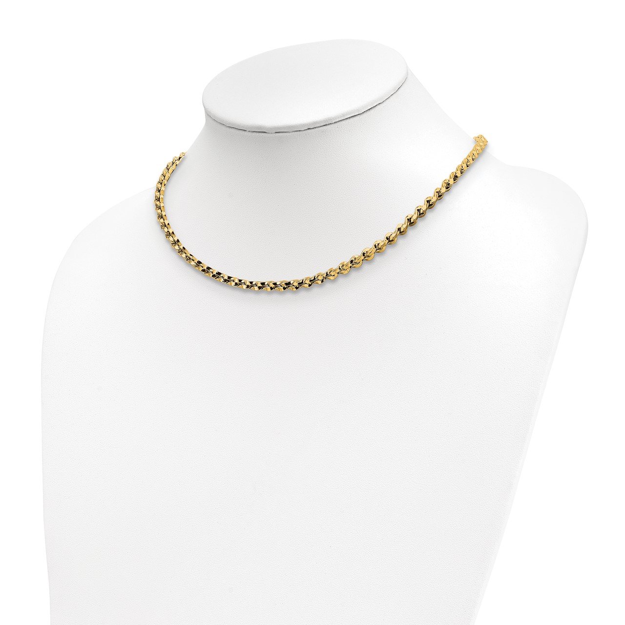 Leslie's 14k Polished Twisted Necklace-2