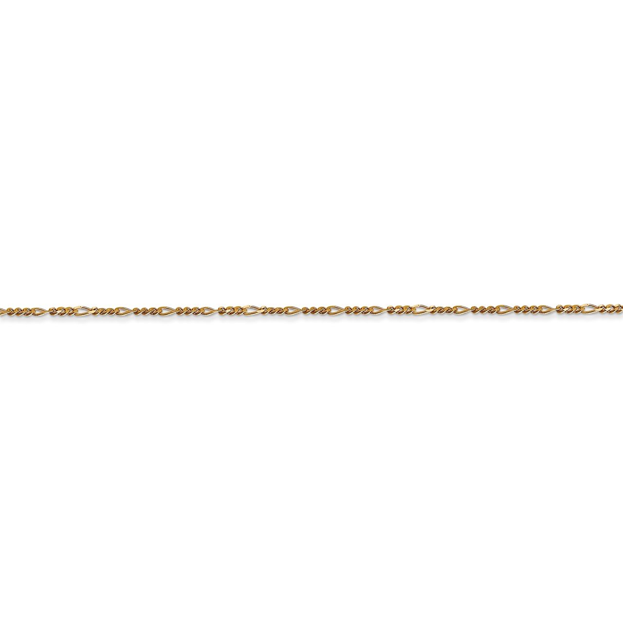 Leslie's 14K 1.25mm Flat Figaro Chain-2