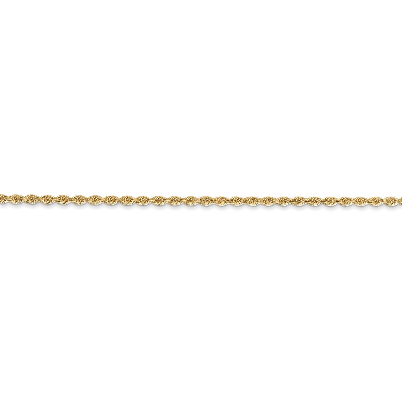 Leslie's 14K 1.8mm Solid Regular Rope Chain-2