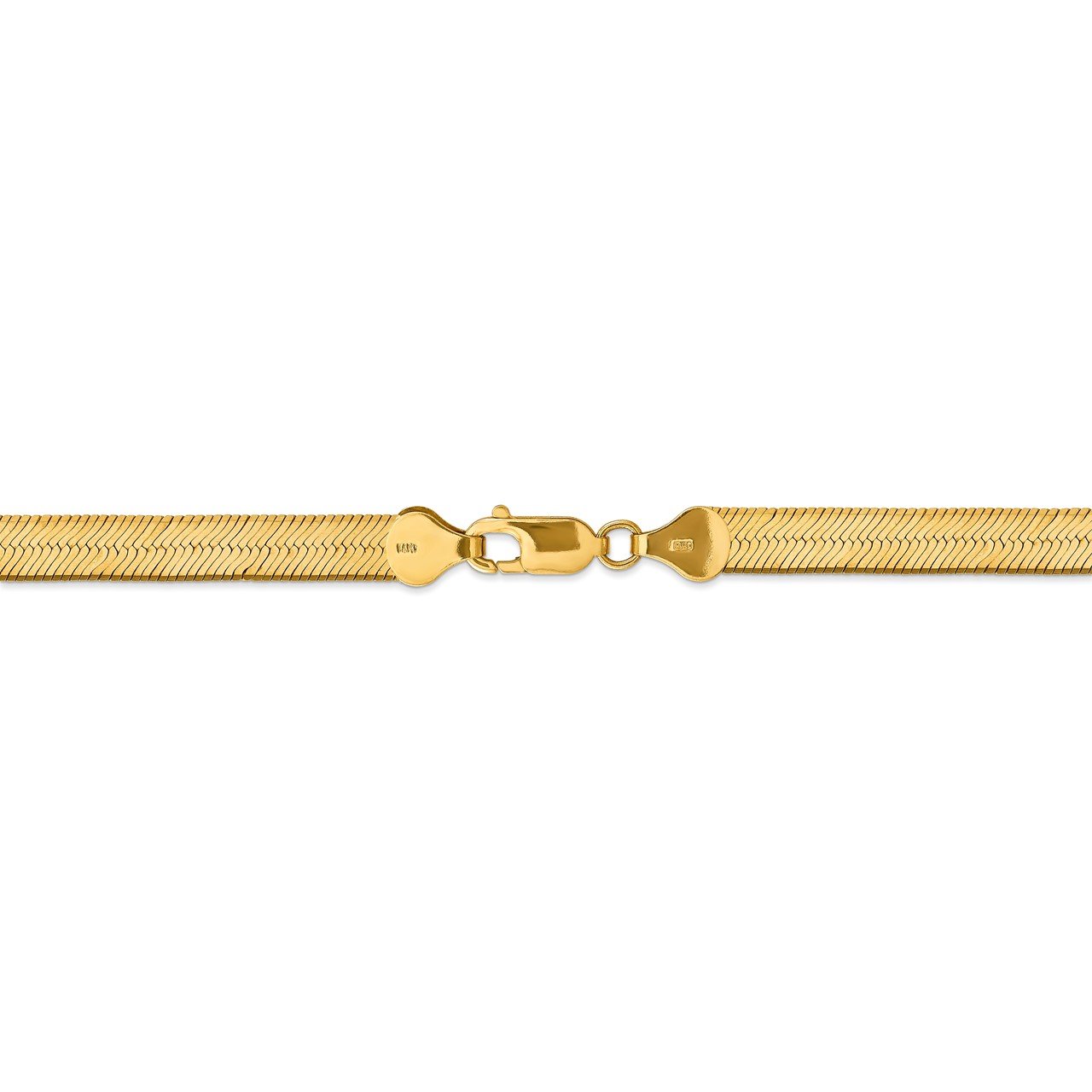 14k 6.5mm Silky Herringbone Chain-3