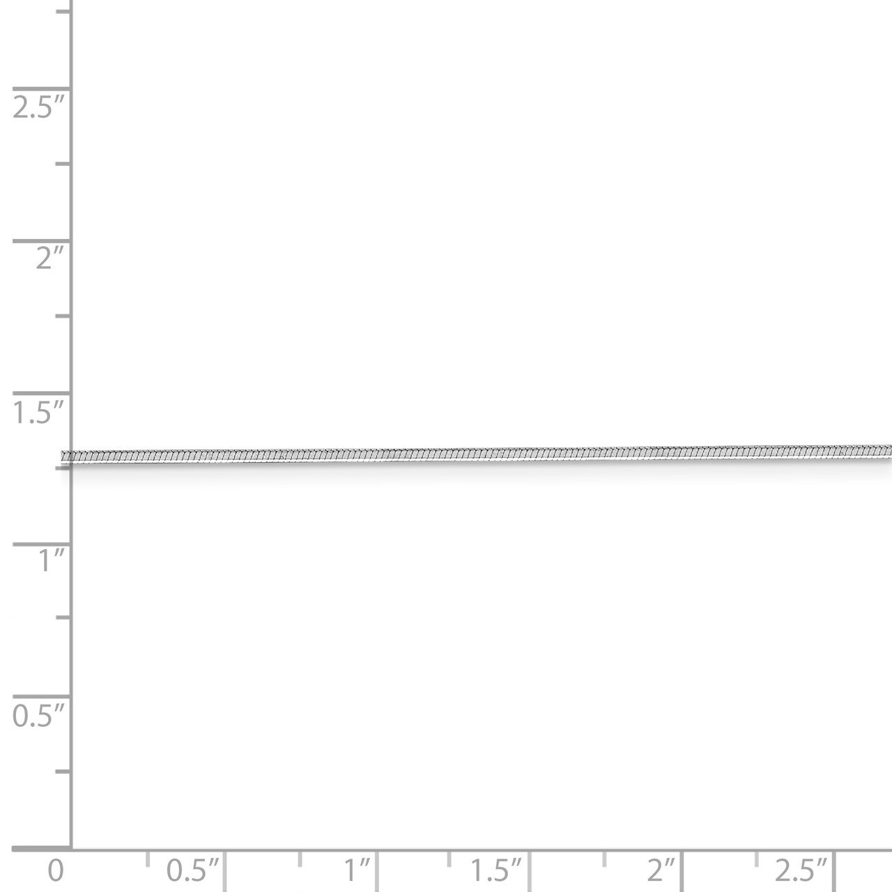 14k WG 1.4mm Octagonal Snake Chain-4