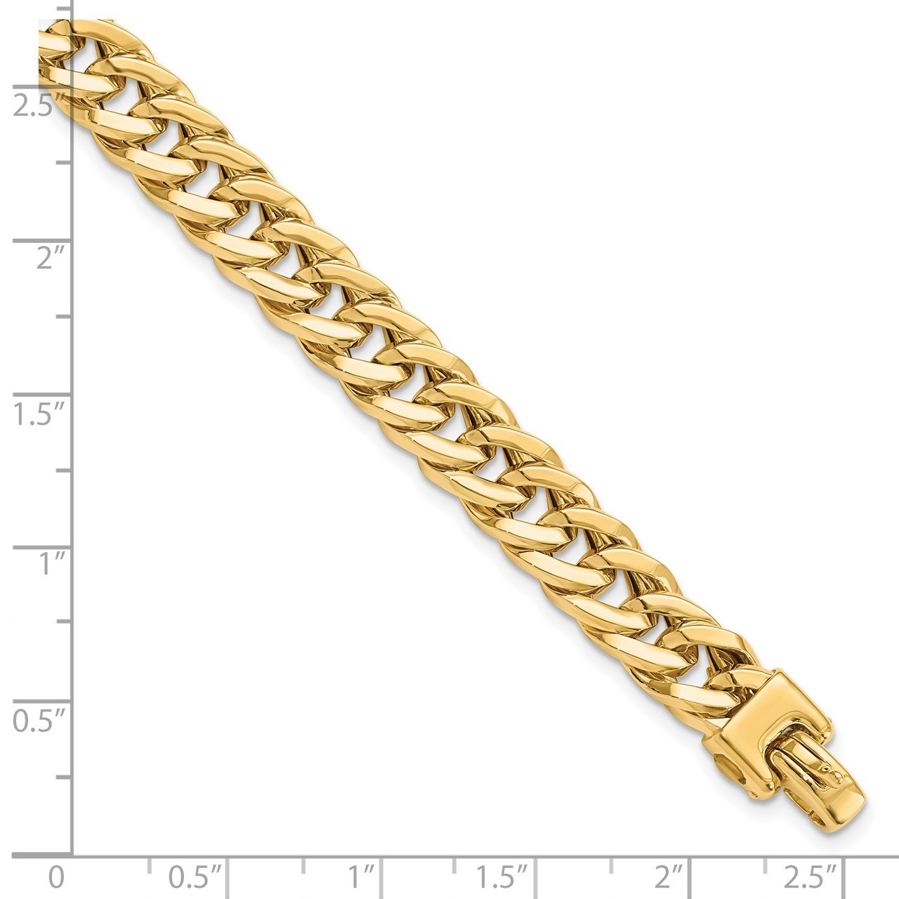 Leslie's 14K Polished Men's Bracelet-2