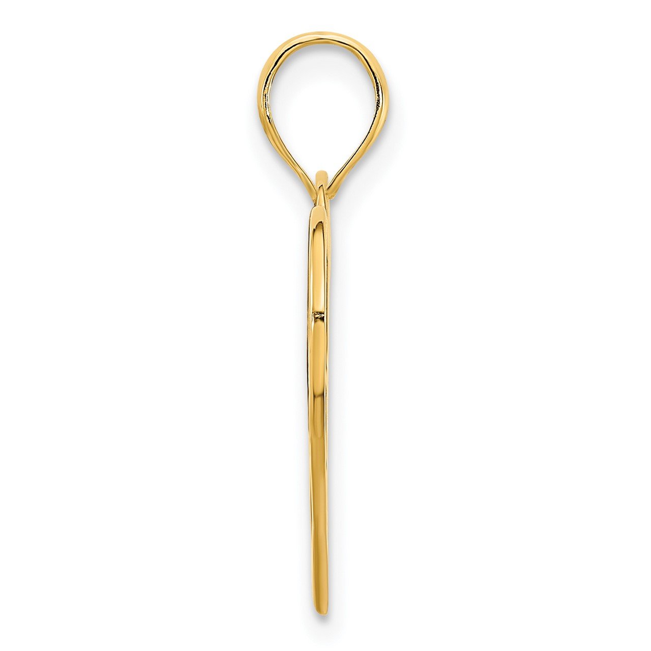 14ky Deer in a Heart Pendant-1