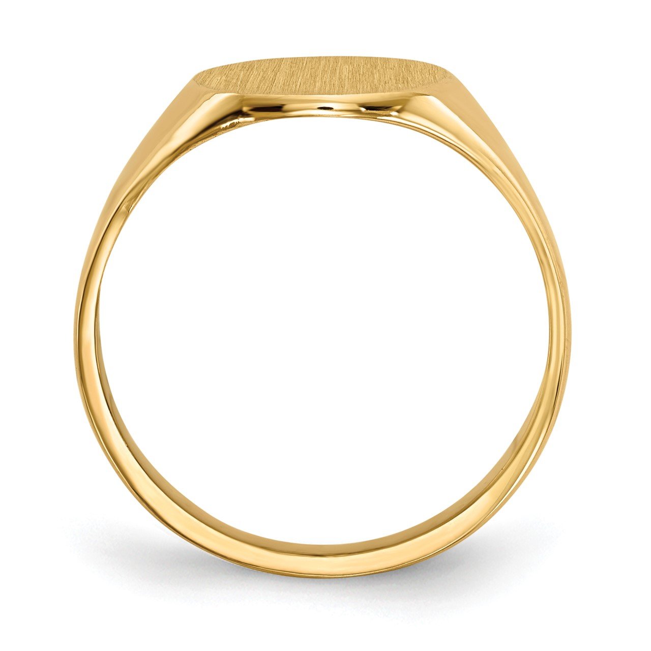 14k 9.5x10.0mm Closed Back Signet Ring-1
