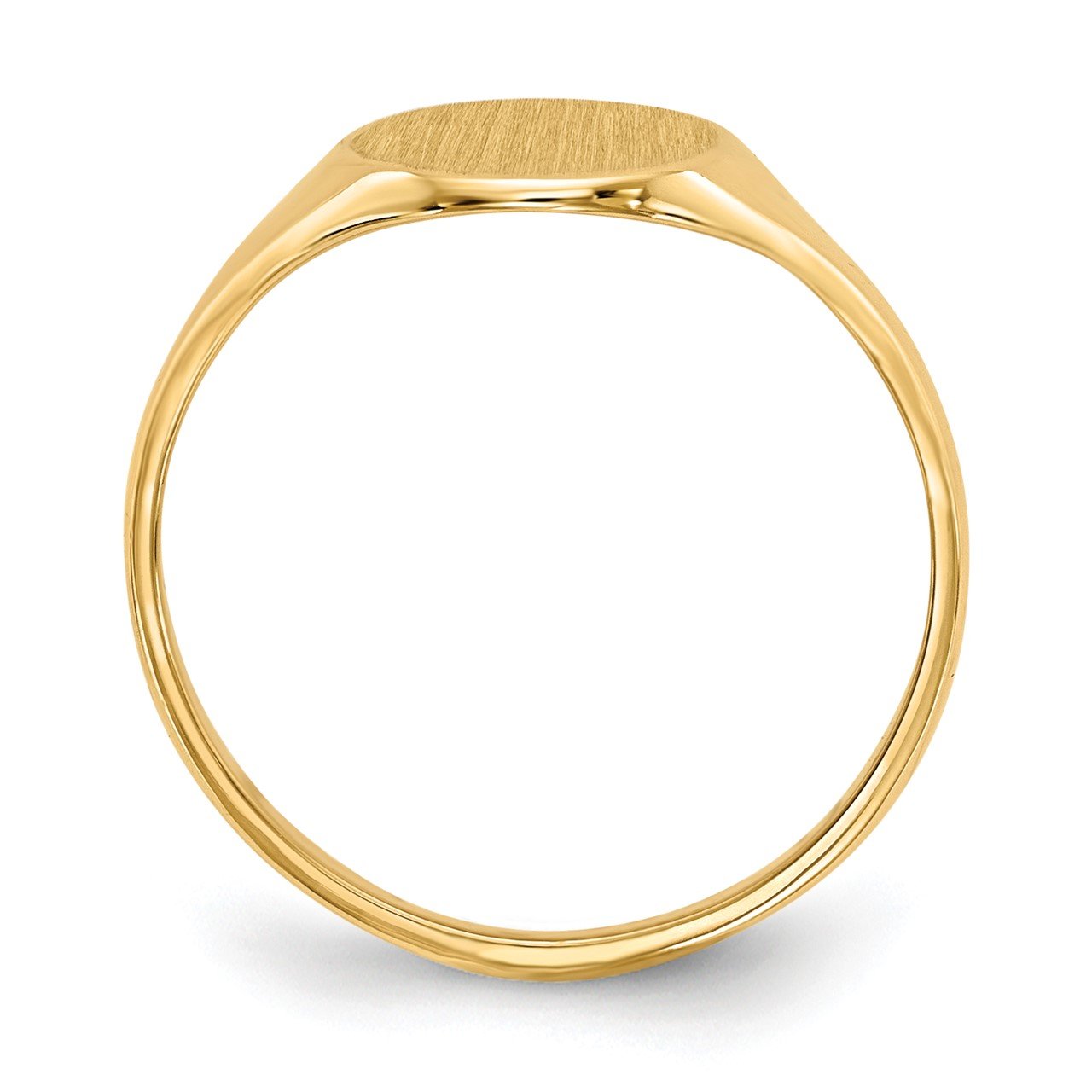 14k 10.0x8.5mm Open Back Signet Ring-1