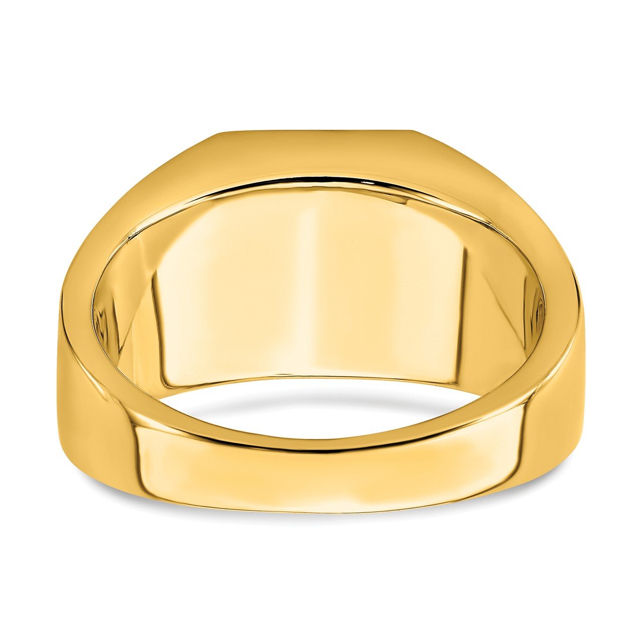 14k Onyx and Diamond Eagle Mens Ring-5