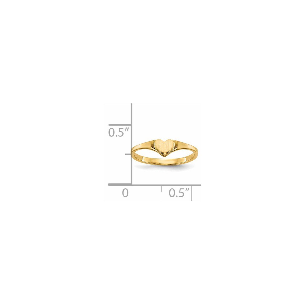 14k Children's Heart Ring-4