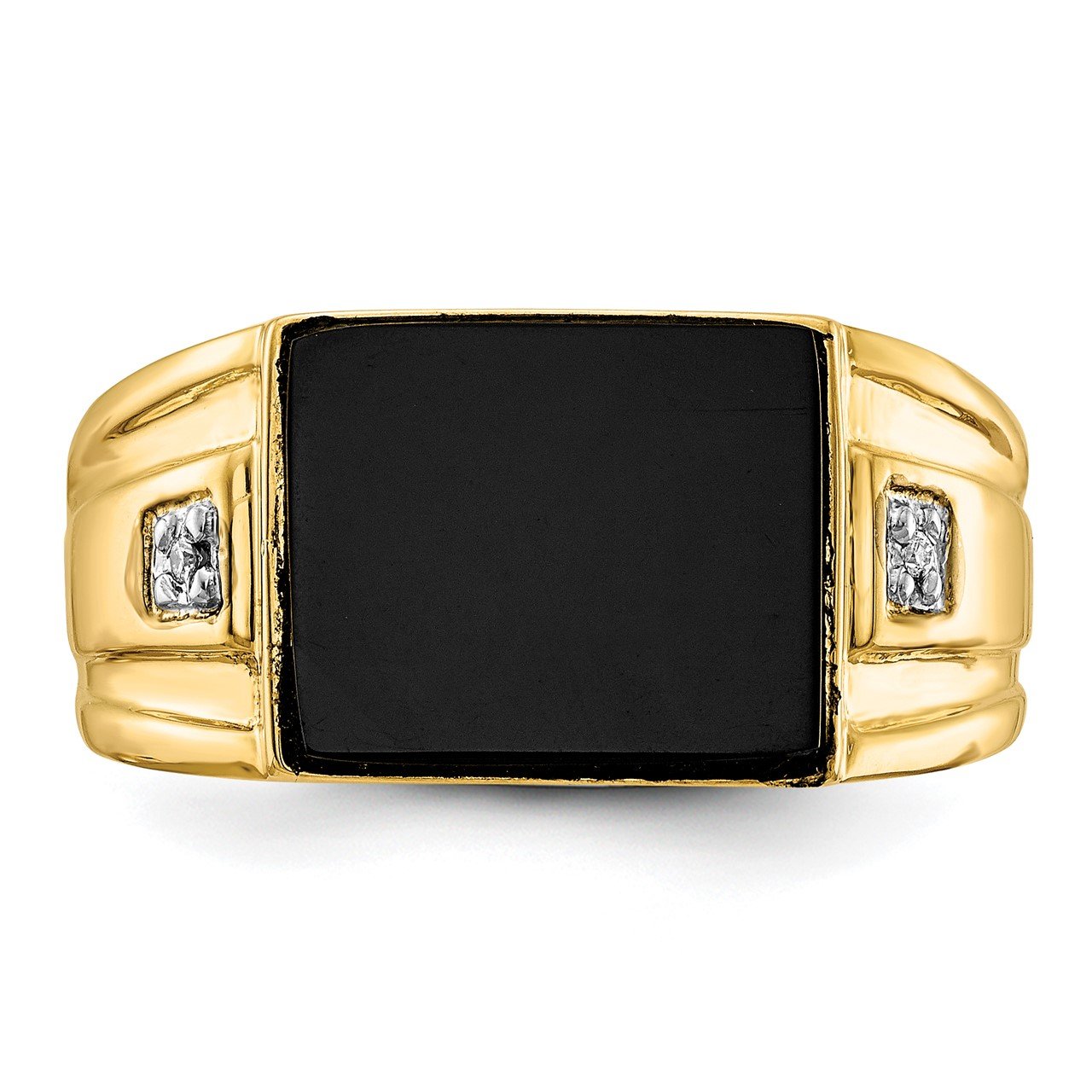 14k A Diamond men's ring-3